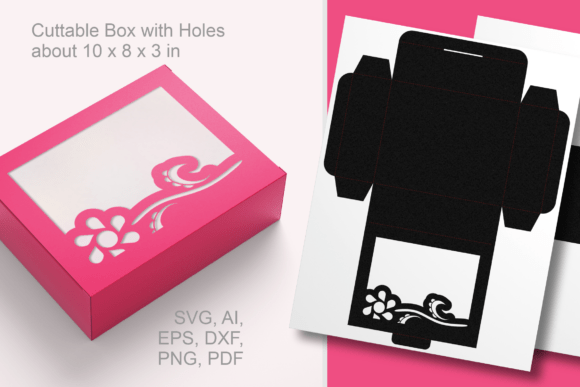 Flower N Moon-curved Leaves 2 Rect Box: A Spring 3D SVG Review