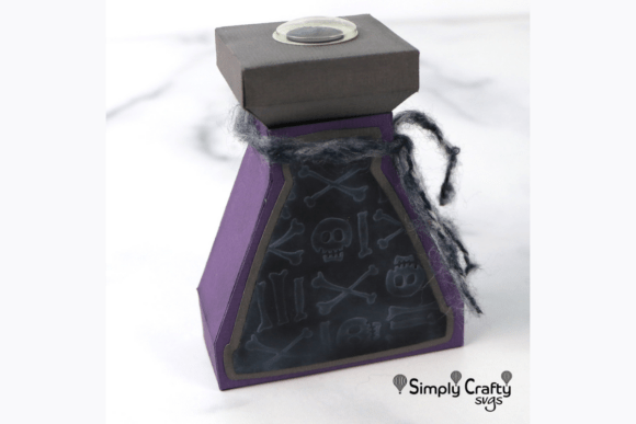 Magic Potion Bottle SVG for 3D Halloween Crafts