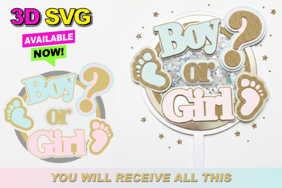 Review: 3D SVG Baby Shaker Topper for Blogs