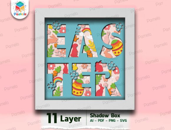 Review: 3D SVG Easter Shadow Box for Web Design