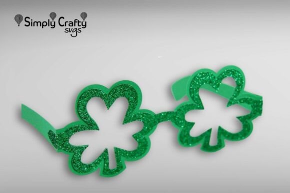 Shamrock Glasses SVG 3D SVG for St. Patrick’s Day