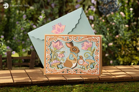 Storybook Rabbit Card SVG: A 3D SVG Easter Asset Review
