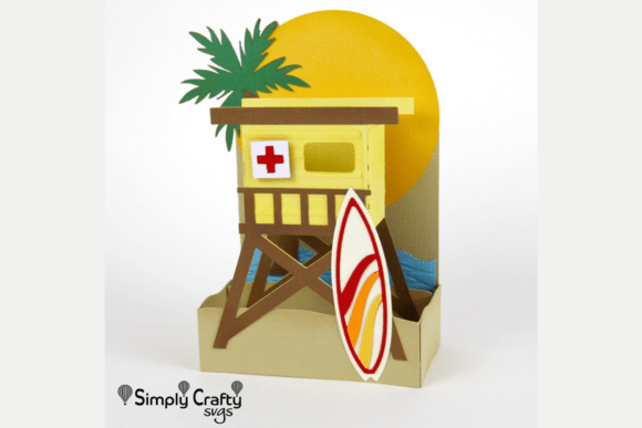 Surfer's Paradise Card SVG: A Summer 3D SVG Review